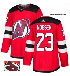 Mens Adidas New Jersey Devils 23 Stefan Noesen Authentic Red Fashion Gold NHL Jersey Mens Adidas New Jersey Devils 23 Stefan Noesen Authentic Red Fashion Gold NHL Jersey