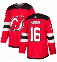 Youth Adidas New Jersey Devils 16 Steve Santini Authentic Red Home NHL Jersey Youth Adidas New Jersey Devils 16 Steve Santini Authentic Red Home NHL Jersey