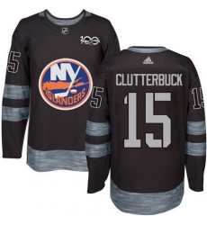 Islanders #15 Cal Clutterbuck Black 1917 2017 100th Anniversary Stitched NHL Jersey Islanders #15 Cal Clutterbuck Black 1917 2017 100th Anniversary Stitched NHL Jersey