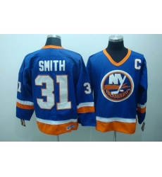 Islanders #31 Billy Smith Stitched Baby Blue CCM Throwback NHL Jersey Islanders #31 Billy Smith Stitched Baby Blue CCM Throwback NHL Jersey