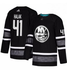 Mens Adidas New York Islanders 41 Jaroslav Halak Black 2019 All Star Game Parley Authentic Stitched NHL Jersey Mens Adidas New York Islanders 41 Jaroslav Halak Black 2019 All Star Game Parley Authentic Stitched NHL Jersey