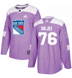 Mens Adidas New York Rangers 76 Brady Skjei Authentic Purple Fights Cancer Practice NHL Jersey Mens Adidas New York Rangers 76 Brady Skjei Authentic Purple Fights Cancer Practice NHL Jersey