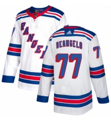 Youth Adidas New York Rangers 77 Anthony DeAngelo Authentic White Away NHL Jersey Youth Adidas New York Rangers 77 Anthony DeAngelo Authentic White Away NHL Jersey