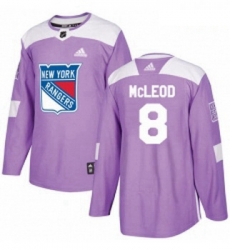Youth Adidas New York Rangers 8 Cody McLeod Authentic Purple Fights Cancer Practice NHL Jersey Youth Adidas New York Rangers 8 Cody McLeod Authentic Purple Fights Cancer Practice NHL Jersey