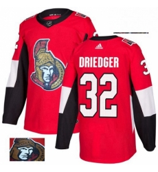 Mens Adidas Ottawa Senators 32 Chris Driedger Authentic Red Fashion Gold NHL Jersey Mens Adidas Ottawa Senators 32 Chris Driedger Authentic Red Fashion Gold NHL Jersey