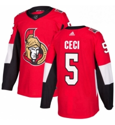 Mens Adidas Ottawa Senators 5 Cody Ceci Authentic Red Home NHL Jersey Mens Adidas Ottawa Senators 5 Cody Ceci Authentic Red Home NHL Jersey