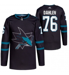 Adidas San Jose Sharks 76 Jonathan Dahlen Black Alternate Authentic Stitched NHL Jersey Adidas San Jose Sharks 76 Jonathan Dahlen Black Alternate Authentic Stitched NHL Jersey