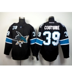 NHL San Jose Sharks #39 couture black jerseys(2014 new) NHL San Jose Sharks #39 couture black jerseys(2014 new)