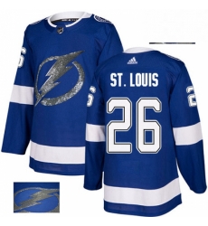 Mens Adidas Tampa Bay Lightning 26 Martin St Louis Authentic Royal Blue Fashion Gold NHL Jersey Mens Adidas Tampa Bay Lightning 26 Martin St Louis Authentic Royal Blue Fashion Gold NHL Jersey