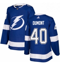Mens Adidas Tampa Bay Lightning 40 Gabriel Dumont Authentic Royal Blue Home NHL Jersey Mens Adidas Tampa Bay Lightning 40 Gabriel Dumont Authentic Royal Blue Home NHL Jersey