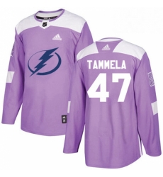 Mens Adidas Tampa Bay Lightning 47 Jonne Tammela Authentic Purple Fights Cancer Practice NHL Jersey Mens Adidas Tampa Bay Lightning 47 Jonne Tammela Authentic Purple Fights Cancer Practice NHL Jersey