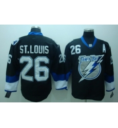 Tampa Bay Lightning 26 St.Louis Black Jerseys With A patch Tampa Bay Lightning 26 St.Louis Black Jerseys With A patch