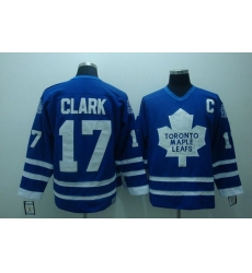 Maple Leafs #17 Wendel Clark Stitched Blue CCM Throwback NHL Jersey Maple Leafs #17 Wendel Clark Stitched Blue CCM Throwback NHL Jersey