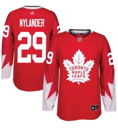 Maple Leafs #29 William Nylander Red Alternate Stitched NHL Jersey Maple Leafs #29 William Nylander Red Alternate Stitched NHL Jersey