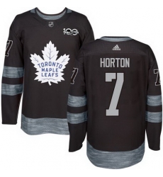 Maple Leafs #7 Tim Horton Black 1917 2017 100th Anniversary Stitched NHL Jersey Maple Leafs #7 Tim Horton Black 1917 2017 100th Anniversary Stitched NHL Jersey