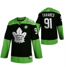 Men Toronto Maple Leafs 91 John Tavares Green 2020 Adidas Jersey Men Toronto Maple Leafs 91 John Tavares Green 2020 Adidas Jersey