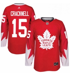 Mens Adidas Toronto Maple Leafs 15 Adam Cracknell Premier Red Alternate NHL Jersey Mens Adidas Toronto Maple Leafs 15 Adam Cracknell Premier Red Alternate NHL Jersey