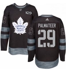 Mens Adidas Toronto Maple Leafs 29 Mike Palmateer Authentic Black 1917 2017 100th Anniversary NHL Jersey Mens Adidas Toronto Maple Leafs 29 Mike Palmateer Authentic Black 1917 2017 100th Anniversary NHL Jersey