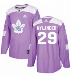 Mens Adidas Toronto Maple Leafs 29 William Nylander Authentic Purple Fights Cancer Practice NHL Jersey Mens Adidas Toronto Maple Leafs 29 William Nylander Authentic Purple Fights Cancer Practice NHL Jersey