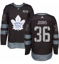 Mens Adidas Toronto Maple Leafs 36 Josh Jooris Authentic Black 1917 2017 100th Anniversary NHL Jersey Mens Adidas Toronto Maple Leafs 36 Josh Jooris Authentic Black 1917 2017 100th Anniversary NHL Jersey