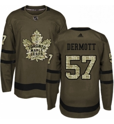 Mens Adidas Toronto Maple Leafs 57 Travis Dermott Authentic Green Salute to Service NHL Jersey Mens Adidas Toronto Maple Leafs 57 Travis Dermott Authentic Green Salute to Service NHL Jersey