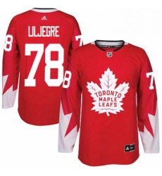 Mens Adidas Toronto Maple Leafs 78 Timothy Liljegren Premier Red Alternate NHL Jersey Mens Adidas Toronto Maple Leafs 78 Timothy Liljegren Premier Red Alternate NHL Jersey