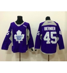 NHL Toronto Maple Leafs #45 bernier purple Jerseys NHL Toronto Maple Leafs #45 bernier purple Jerseys