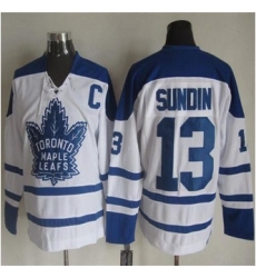 Toronto Maple Leafs #13 Mats Sundin White CCM Throwback Winter Classic Stitched NHL Jersey Toronto Maple Leafs #13 Mats Sundin White CCM Throwback Winter Classic Stitched NHL Jersey