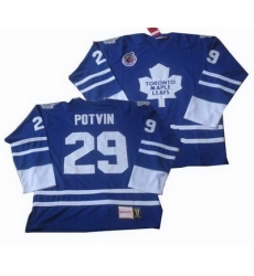 Toronto Maple Leafs #29 Felix Potvin Throwback Blue Jersey Toronto Maple Leafs #29 Felix Potvin Throwback Blue Jersey