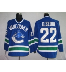Hockey Jerseys Vancouver Canucks 22 D.SEDIN blue Hockey Jerseys Vancouver Canucks 22 D.SEDIN blue