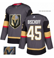 Mens Adidas Vegas Golden Knights 45 Jake Bischoff Authentic Gray Fashion Gold NHL Jersey Mens Adidas Vegas Golden Knights 45 Jake Bischoff Authentic Gray Fashion Gold NHL Jersey