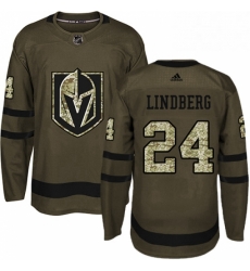 Youth Adidas Vegas Golden Knights 24 Oscar Lindberg Authentic Green Salute to Service NHL Jersey Youth Adidas Vegas Golden Knights 24 Oscar Lindberg Authentic Green Salute to Service NHL Jersey