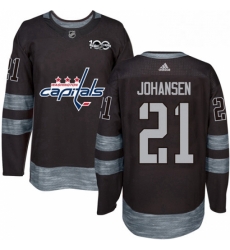 Mens Adidas Washington Capitals 21 Lucas Johansen Authentic Black 1917 2017 100th Anniversary NHL Jersey Mens Adidas Washington Capitals 21 Lucas Johansen Authentic Black 1917 2017 100th Anniversary NHL Jersey