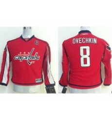 Kids Washington Capitals 8 Alex Ovechkin Red NHL Jerseys Kids Washington Capitals 8 Alex Ovechkin Red NHL Jerseys