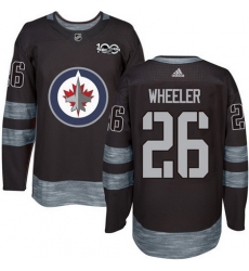 Jets #26 Blake Wheeler Black 1917 2017 100th Anniversary Stitched NHL Jersey Jets #26 Blake Wheeler Black 1917 2017 100th Anniversary Stitched NHL Jersey