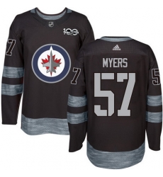 Jets #57 Tyler Myers Black 1917 2017 100th Anniversary Stitched NHL Jersey Jets #57 Tyler Myers Black 1917 2017 100th Anniversary Stitched NHL Jersey