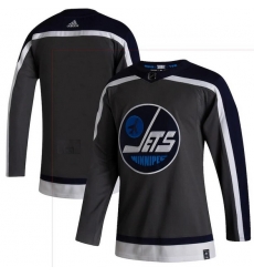 Men Winnipeg Jets Blank Gray 2020 21 Reverse Retro Adidas Jersey Men Winnipeg Jets Blank Gray 2020 21 Reverse Retro Adidas Jersey