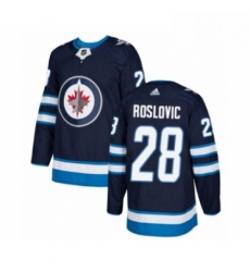 Mens Adidas Winnipeg Jets 28 Jack Roslovic Premier Navy Blue Home NHL Jersey Mens Adidas Winnipeg Jets 28 Jack Roslovic Premier Navy Blue Home NHL Jersey
