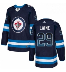 Mens Adidas Winnipeg Jets 29 Patrik Laine Authentic Navy Blue Drift Fashion NHL Jersey Mens Adidas Winnipeg Jets 29 Patrik Laine Authentic Navy Blue Drift Fashion NHL Jersey