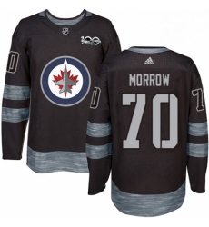Mens Adidas Winnipeg Jets 70 Joe Morrow Authentic Black 1917 2017 100th Anniversary NHL Jerse Mens Adidas Winnipeg Jets 70 Joe Morrow Authentic Black 1917 2017 100th Anniversary NHL Jerse