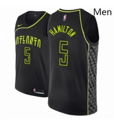 Men NBA 2018 19 Atlanta Hawks 5 Daniel Hamilton City Edition Black Jersey Men NBA 2018 19 Atlanta Hawks 5 Daniel Hamilton City Edition Black Jersey