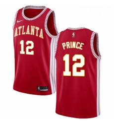 Womens Nike Atlanta Hawks 12 Taurean Prince Authentic Red NBA Jersey Statement Edition Womens Nike Atlanta Hawks 12 Taurean Prince Authentic Red NBA Jersey Statement Edition