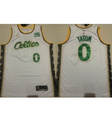 Men Boston Celtics 0 Jayson Tatum White Stitched Basketball Jersey Men Boston Celtics 0 Jayson Tatum White Stitched Basketball Jersey