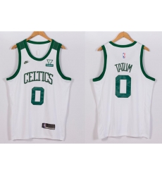 Men Boston Celtics Jayson Tatum 0 White 2021 2022 City Edition Nike Stitched Jersey Men Boston Celtics Jayson Tatum 0 White 2021 2022 City Edition Nike Stitched Jersey