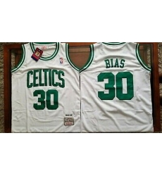 Men Boston Celtis Len Bias White Hardwood Classic Mitchell Ness Jersey Men Boston Celtis Len Bias White Hardwood Classic Mitchell Ness Jersey