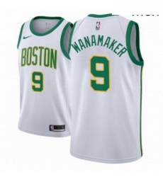 Men NBA 2018 19 Boston Celtics 9 Bradley Wanamaker City Edition White Jersey Men NBA 2018 19 Boston Celtics 9 Bradley Wanamaker City Edition White Jersey