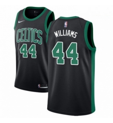 Mens Nike Boston Celtics 44 Robert Williams Swingman Black NBA Jersey Statement Editi Mens Nike Boston Celtics 44 Robert Williams Swingman Black NBA Jersey Statement Editi