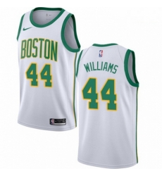Mens Nike Boston Celtics 44 Robert Williams Swingman White NBA Jersey City Edition Mens Nike Boston Celtics 44 Robert Williams Swingman White NBA Jersey City Edition