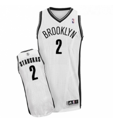 Womens Adidas Brooklyn Nets 2 Nik Stauskas Authentic White Home NBA Jersey Womens Adidas Brooklyn Nets 2 Nik Stauskas Authentic White Home NBA Jersey
