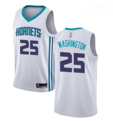 Hornets #25 PJ Washington White Basketball Jordan Swingman Association Edition Jersey Hornets #25 PJ Washington White Basketball Jordan Swingman Association Edition Jersey